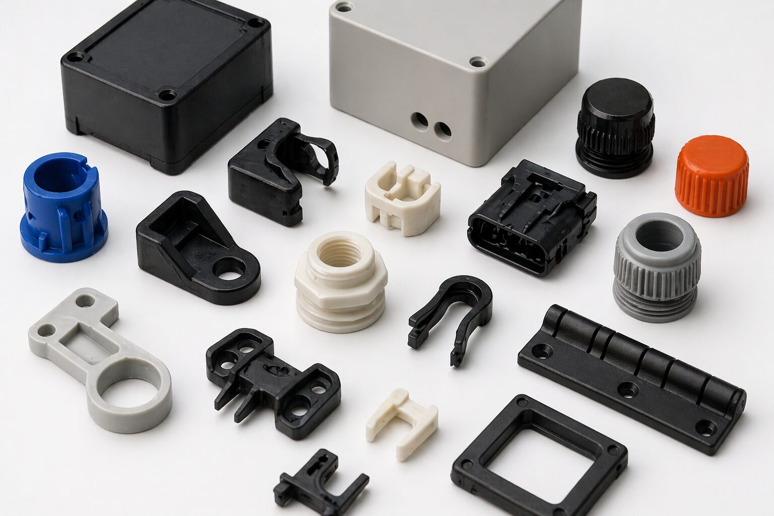 Common plastic parts.