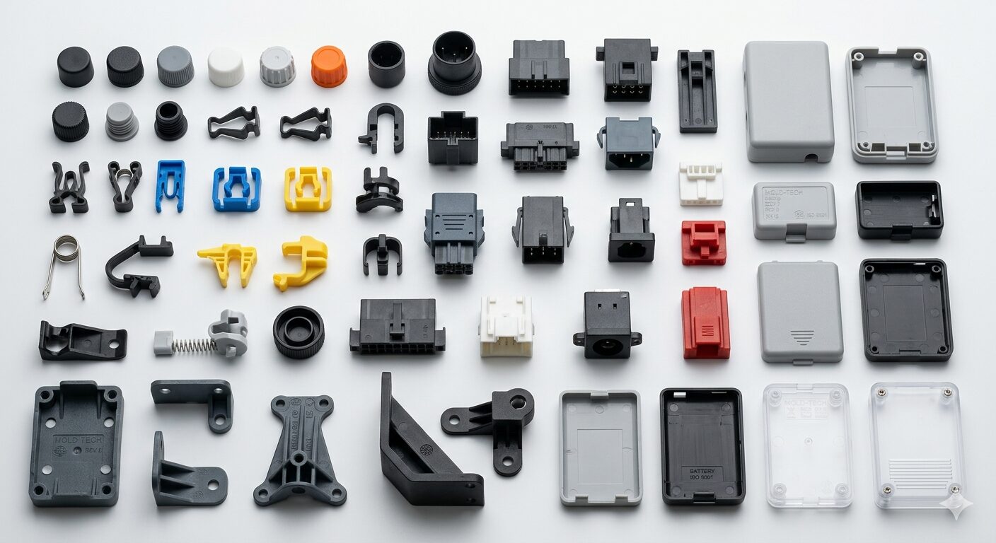 Common custom plastic parts.