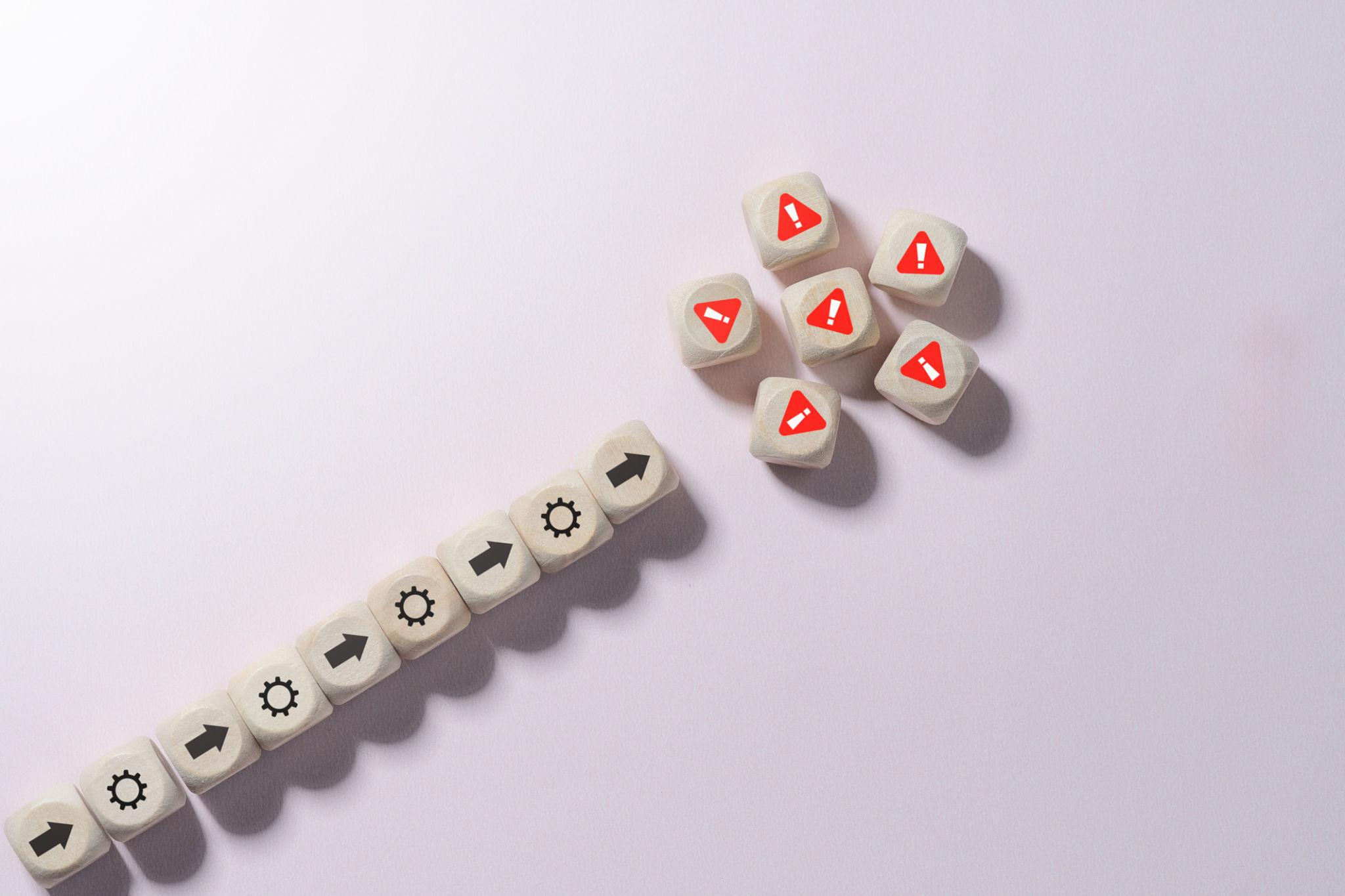 Process disruption, production stoppage, solution development, failure fix, error fix, operational safety.