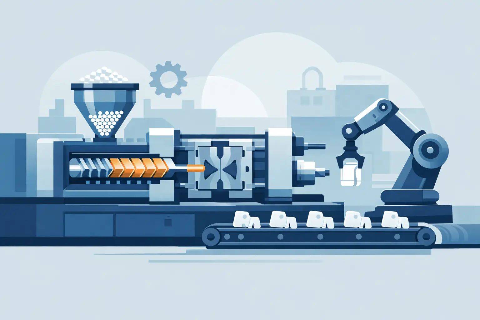 How Plastic Injection Moulding Machine Works