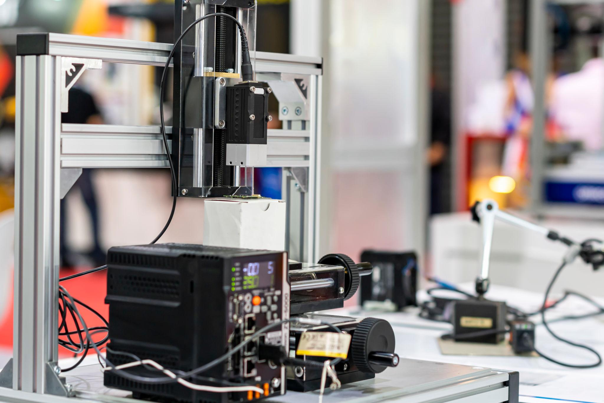 High accuracy and sensitive sensor measurement for inspection precision parts for quality control manufacturing process in industrial.