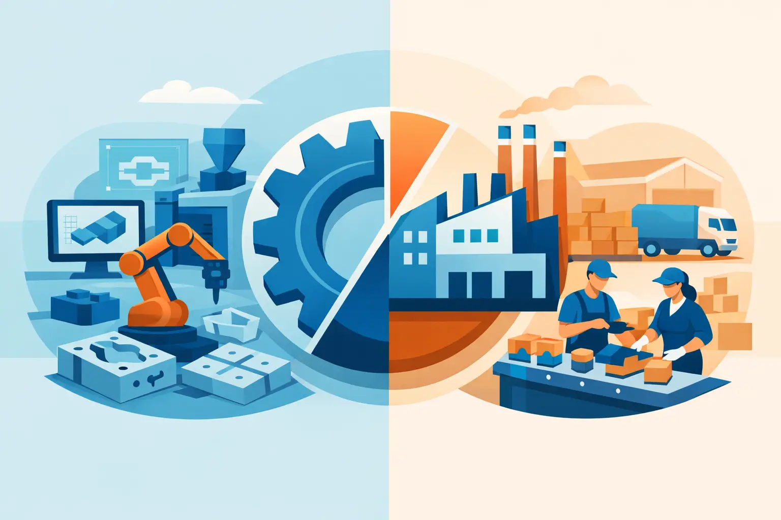 Custom Molding vs Contract Manufacturing Compared