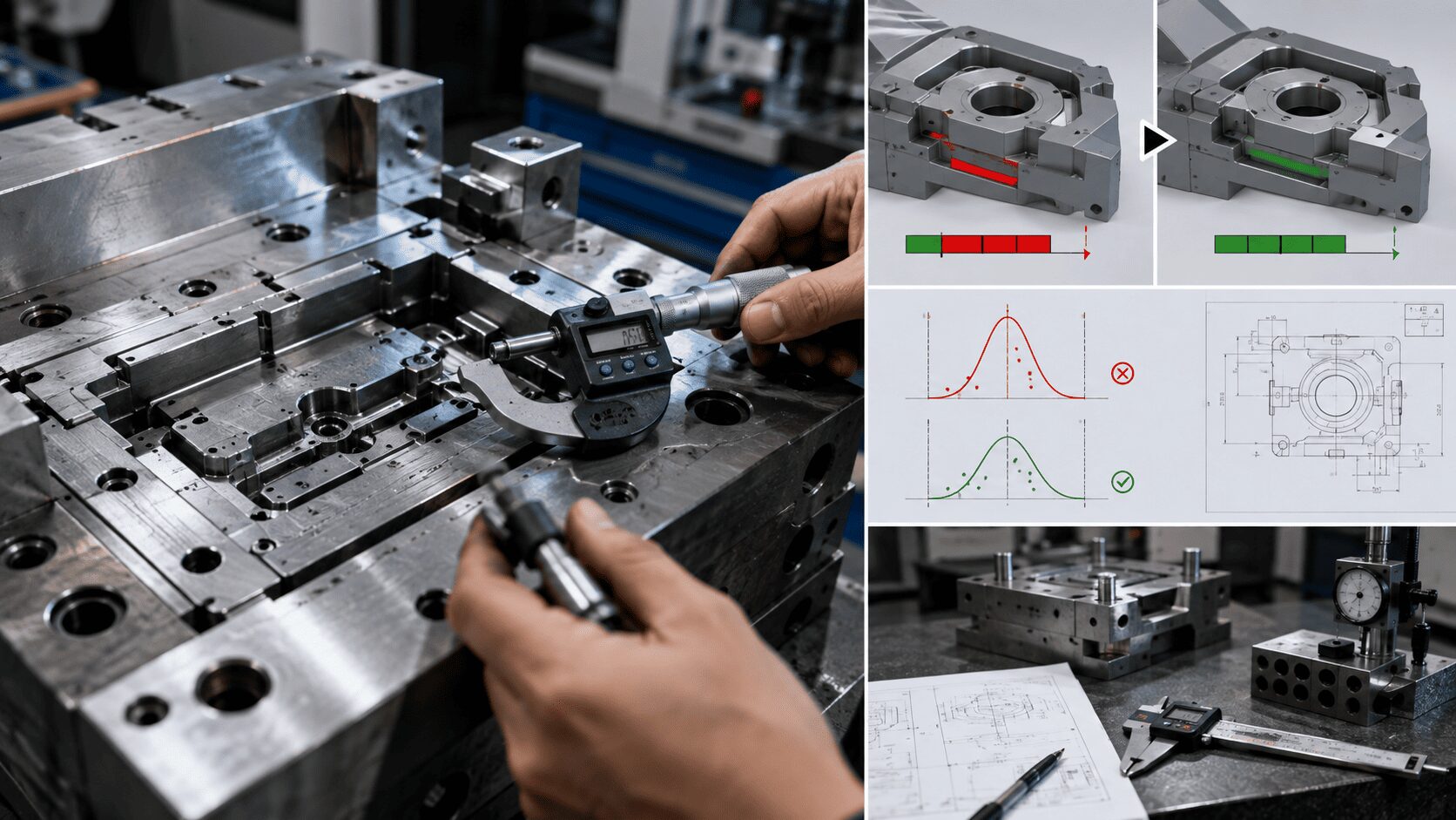 Mold Inserts for Controlled Adjustment