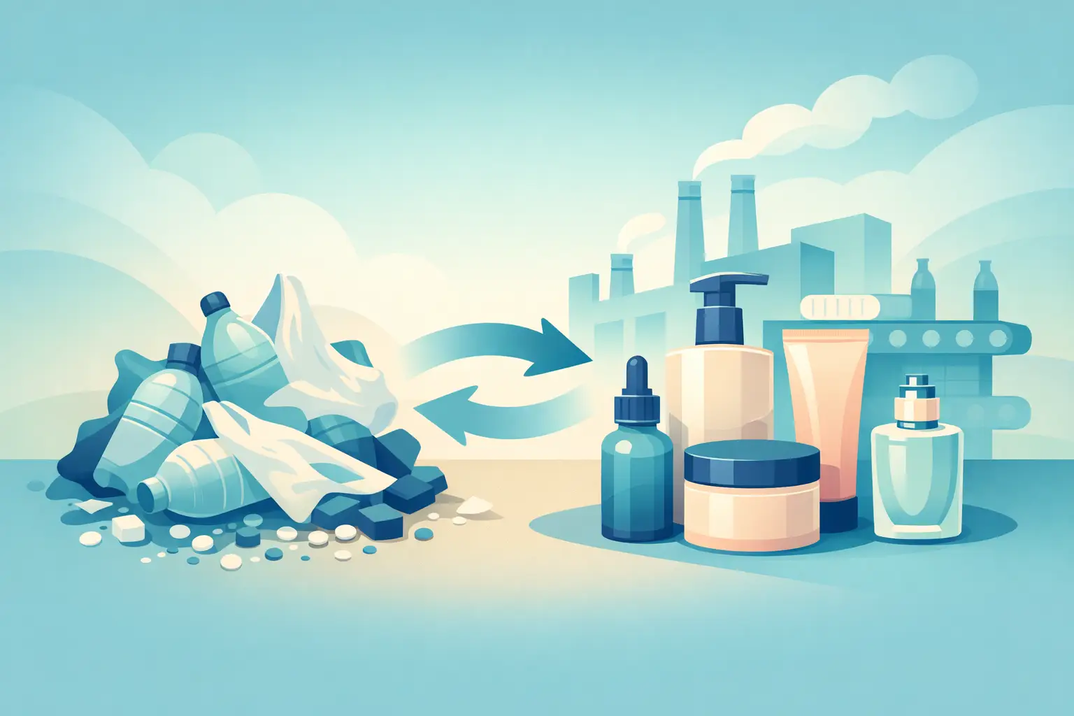From Plastic Waste to Beauty Packaging at Scale