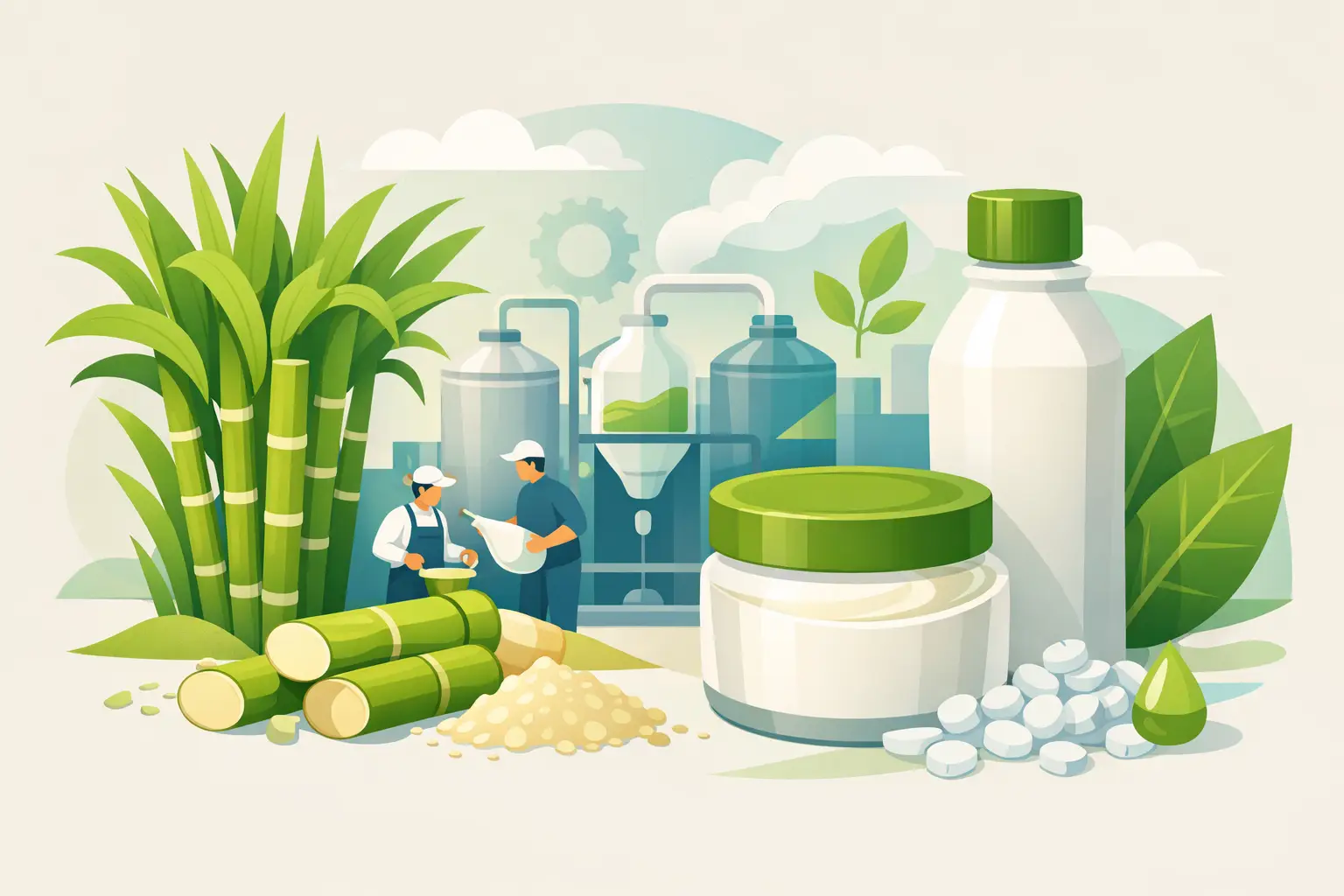 Sugarcane Bioplastic Jar and Bottle Manufacturing