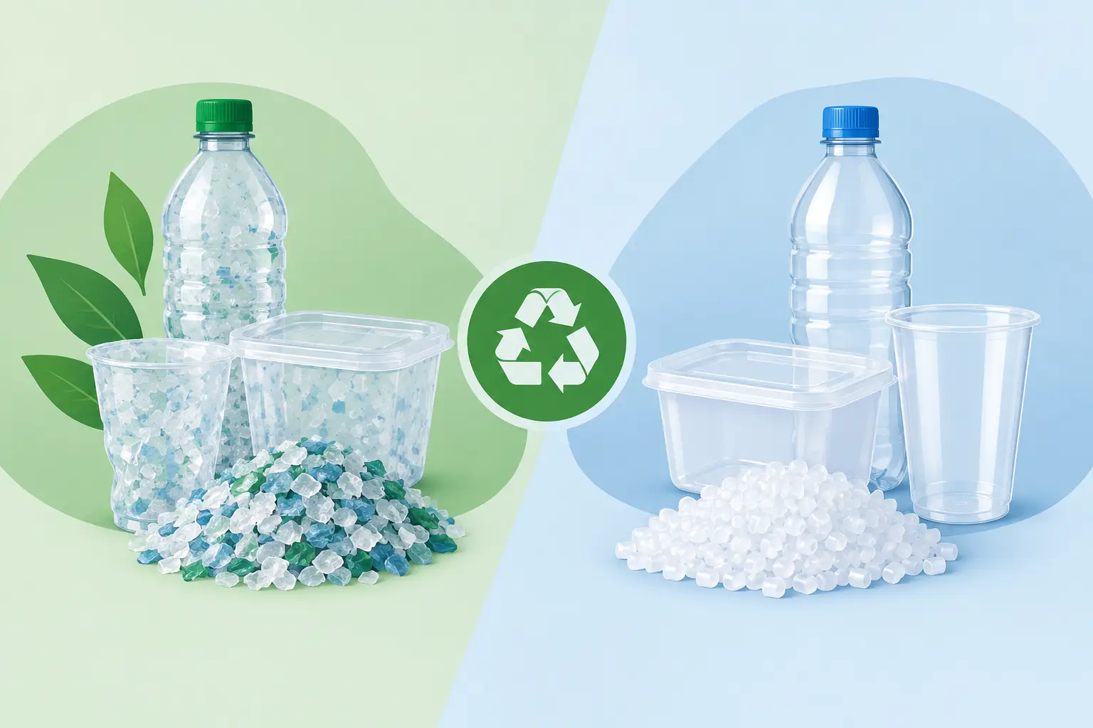 Difference Between PCR and Virgin Plastic Packaging