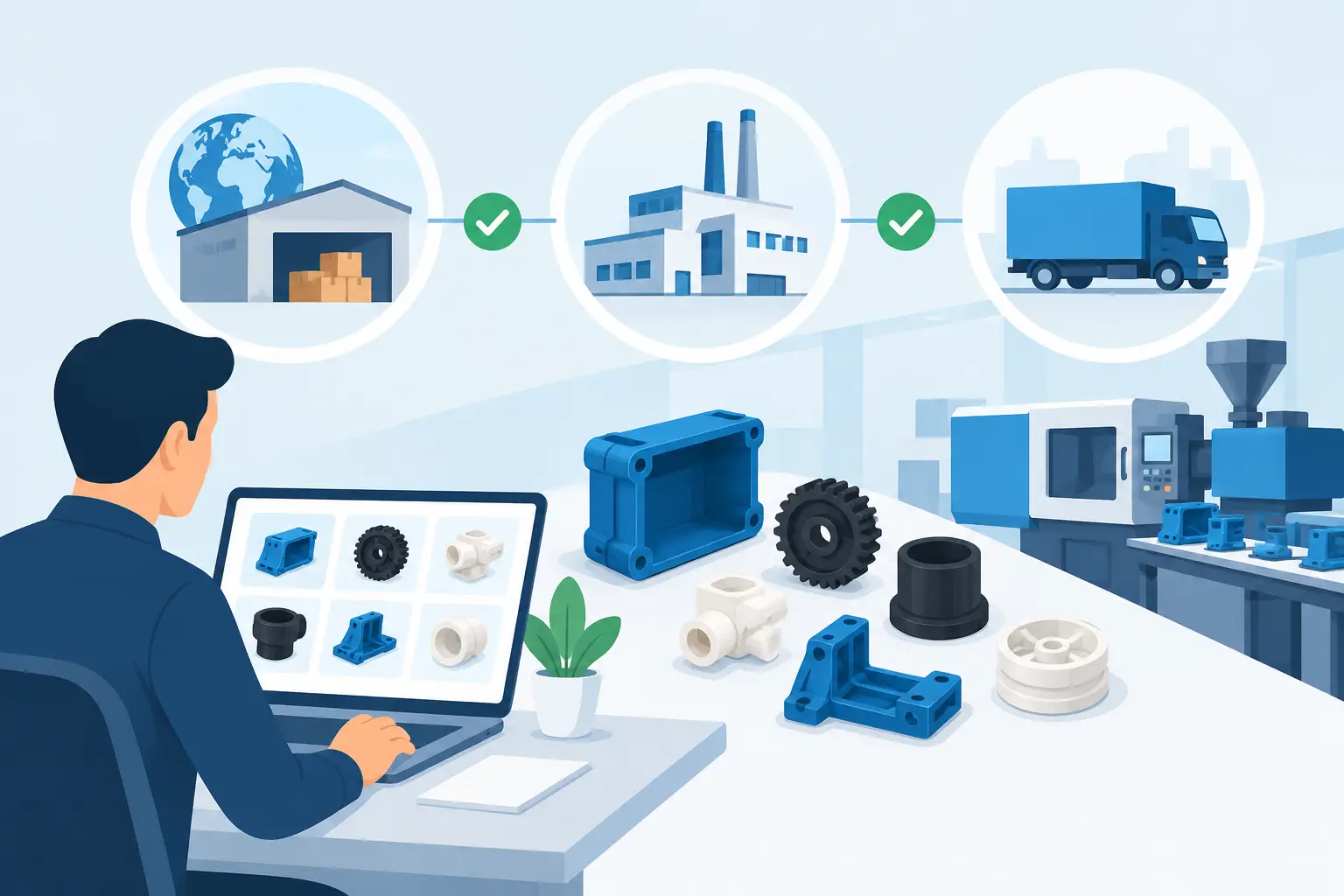 How to Source Plastic Parts Without Production Delays