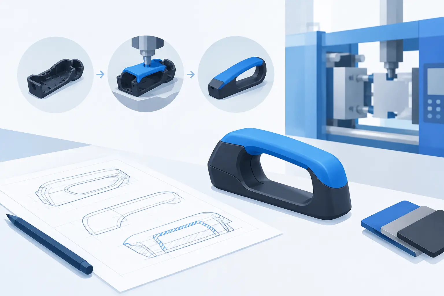 Overmolding Design Guide for Production Teams