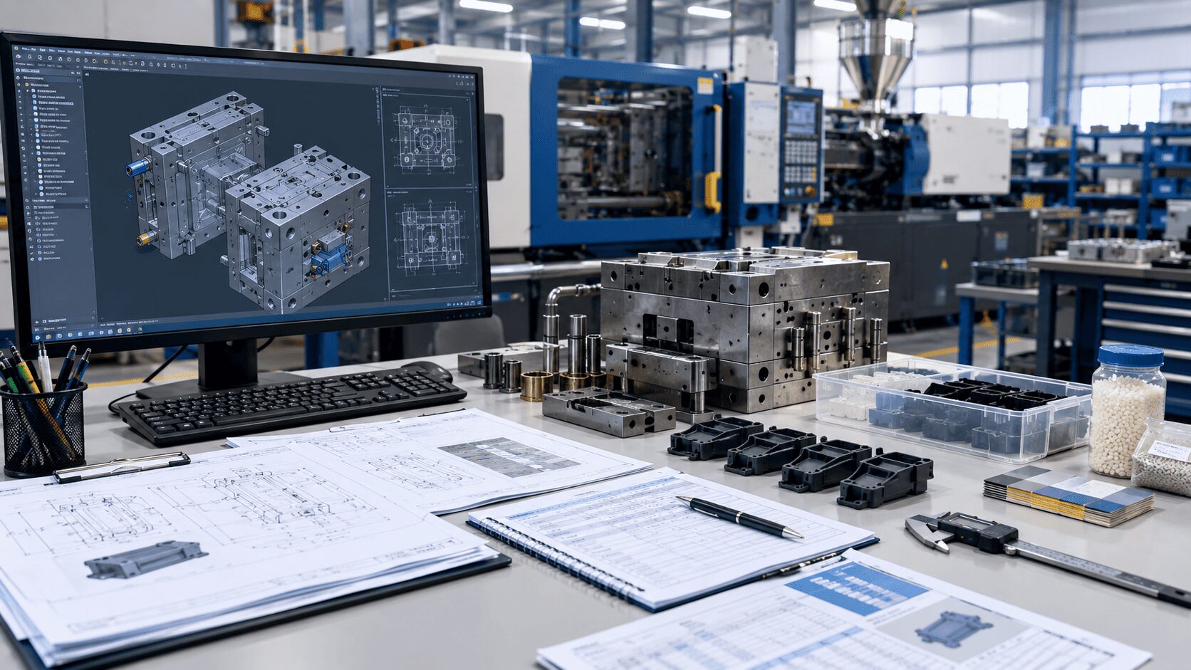 Malaysian plastic injection moulding facility.
