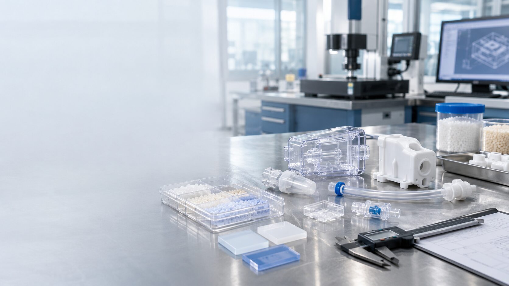Medical grade plastic manufacturing