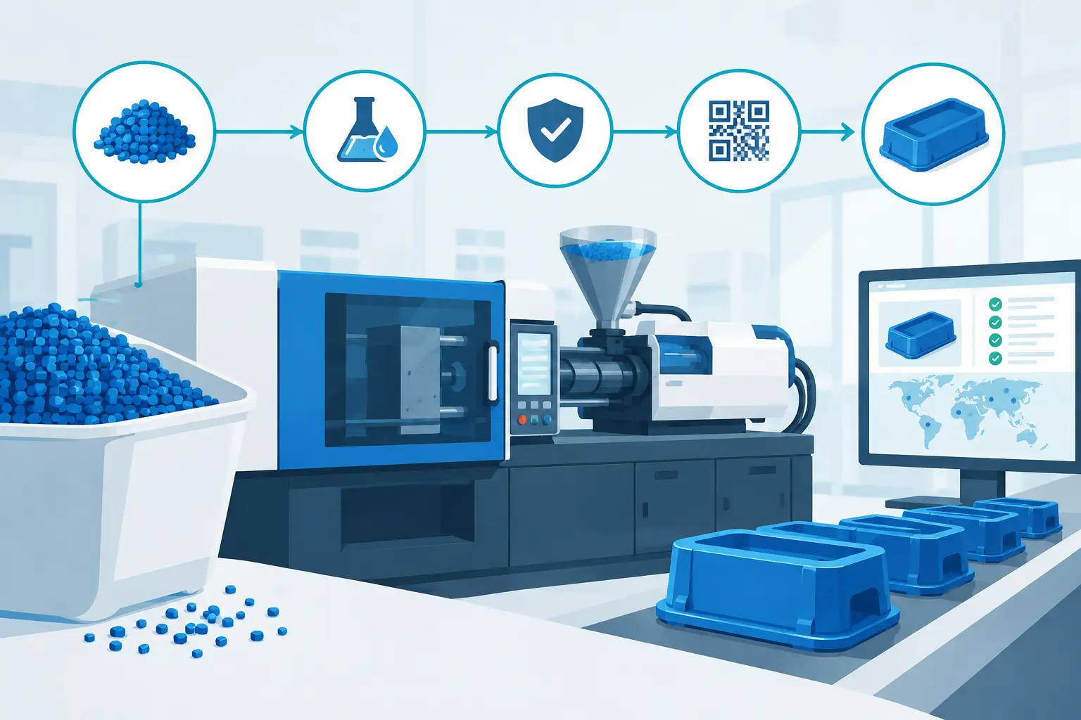 Resin Traceability Systems for Injection Molding
